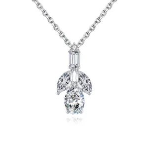 Crystal & Cubic Zirconia Botany Pendant Necklace