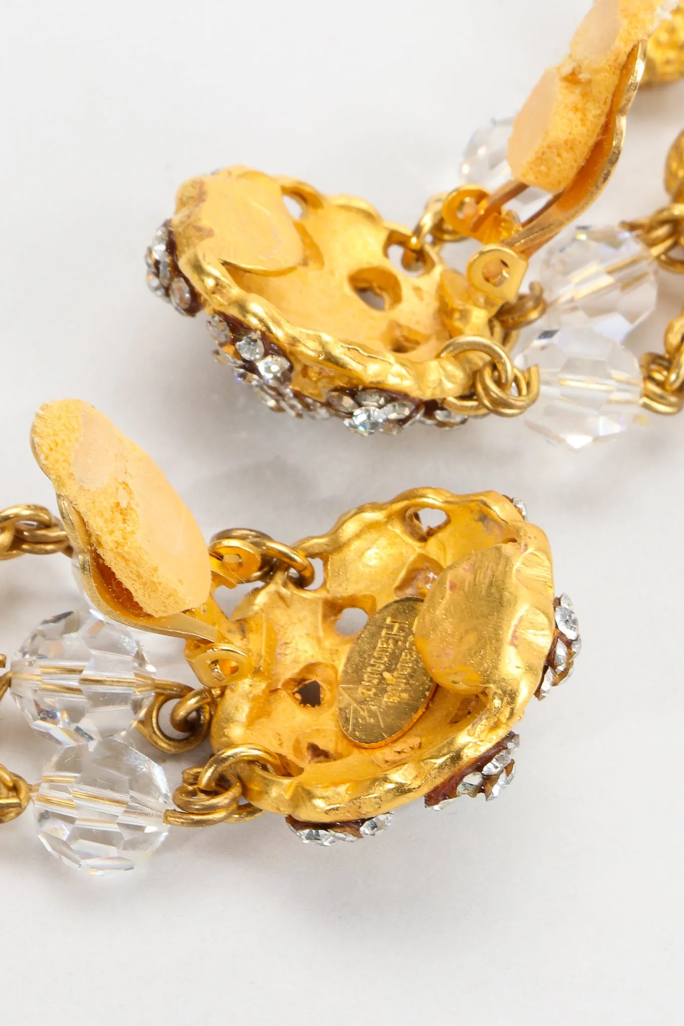 Crystal Chandelier Bead Drop Earrings