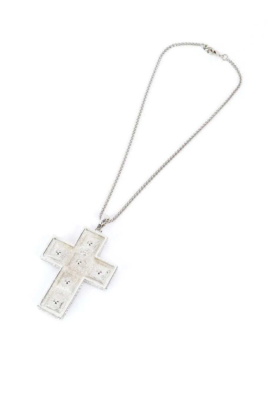 Crystal Rhinestone Cross Necklace