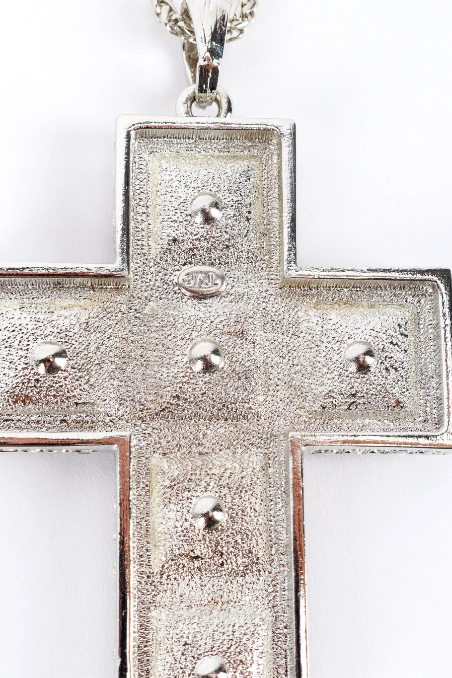 Crystal Rhinestone Cross Necklace