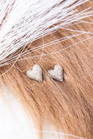 Cubic Zirconia Goldtone Clara Stud Earrings