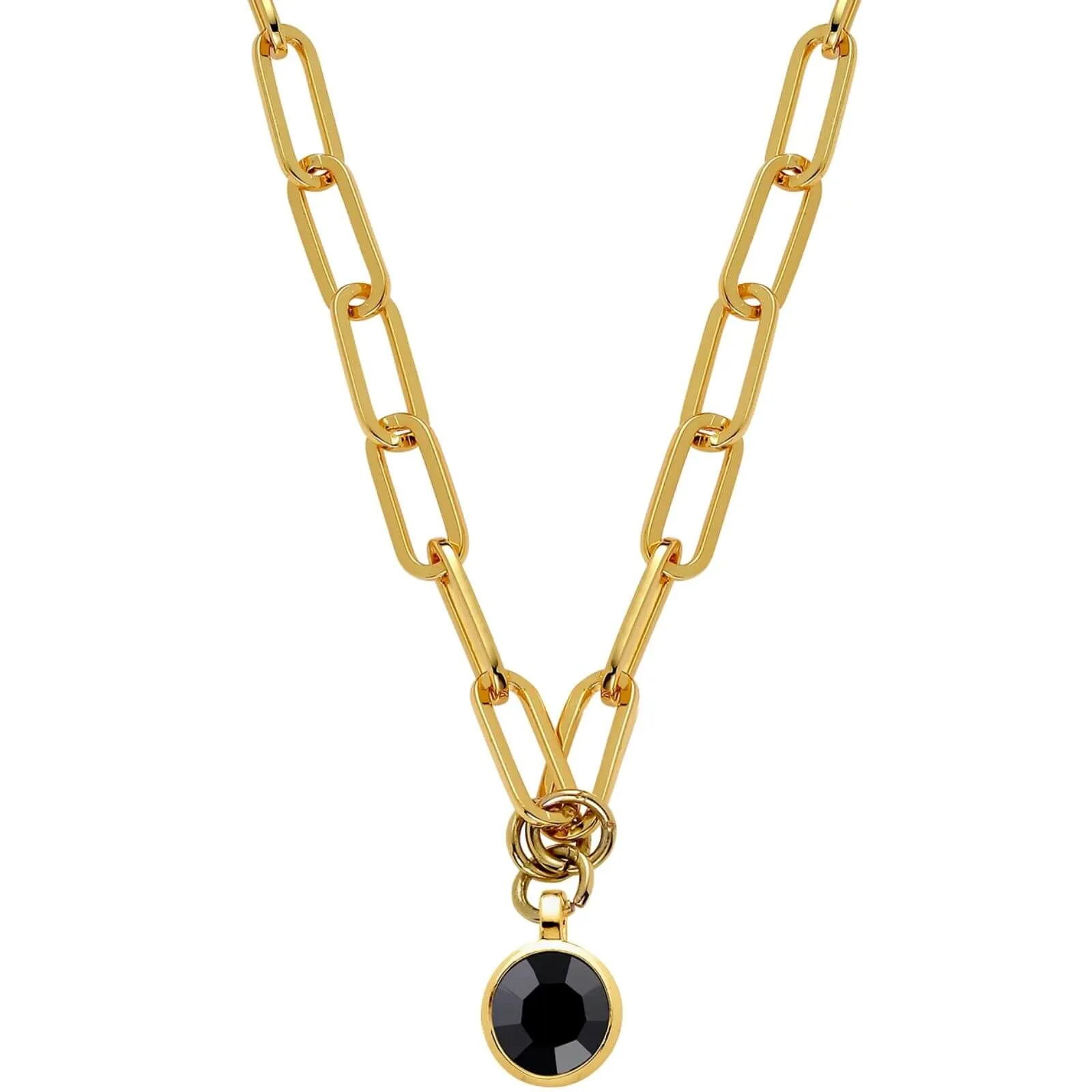 Dyrberg Kern Lisanna Gold Necklace - Black