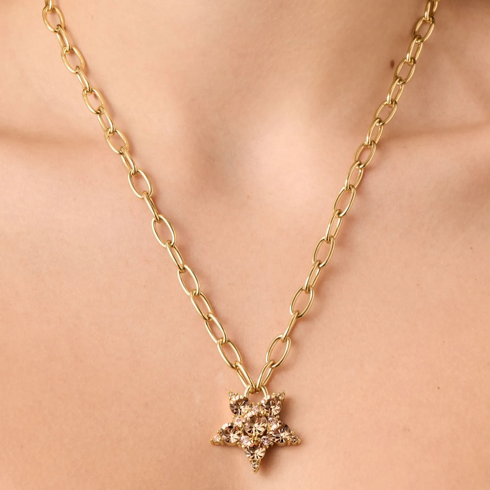 Dyrberg Kern Sagitta Gold Necklace - Golden