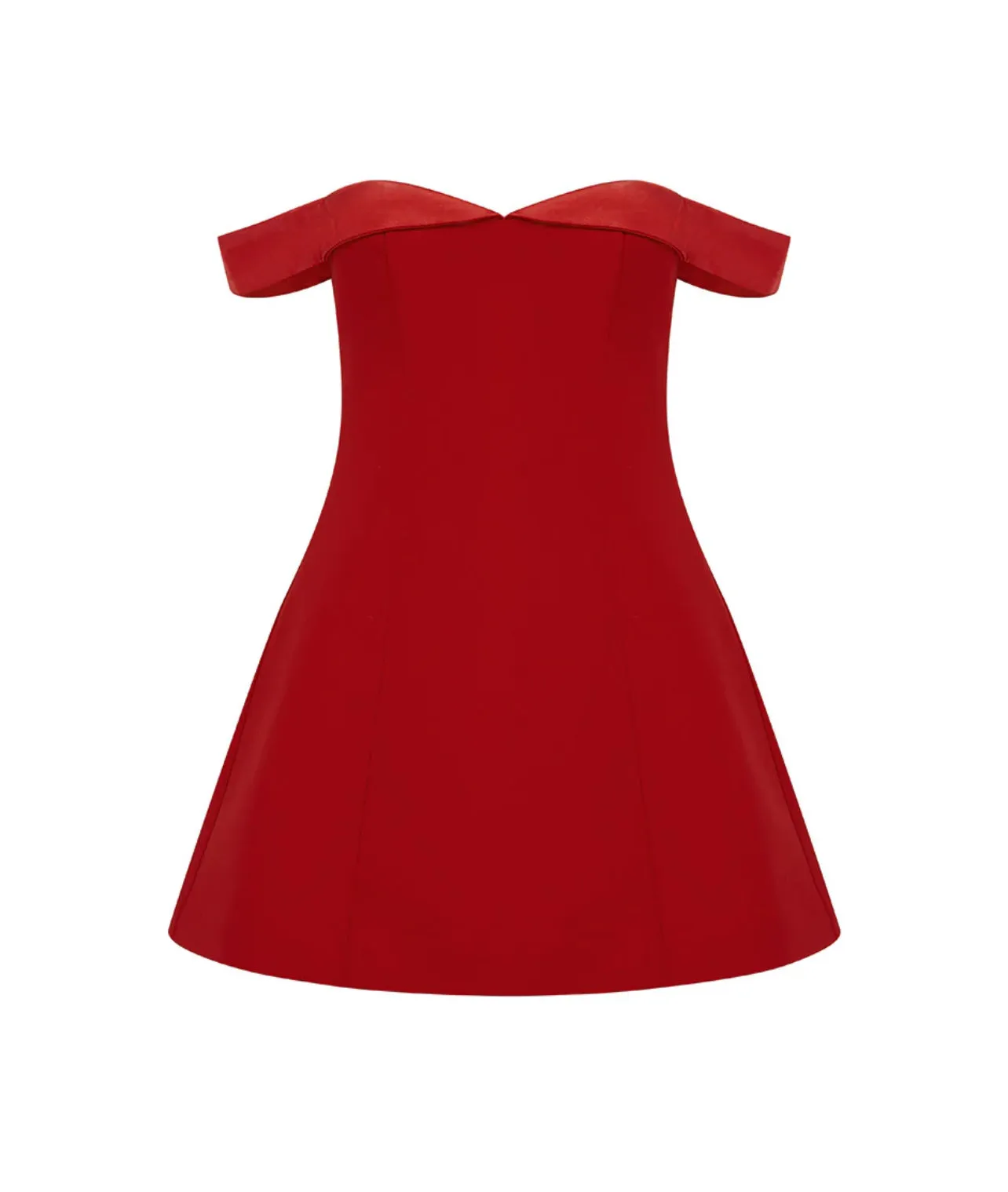 Ebony Mini Dress-red