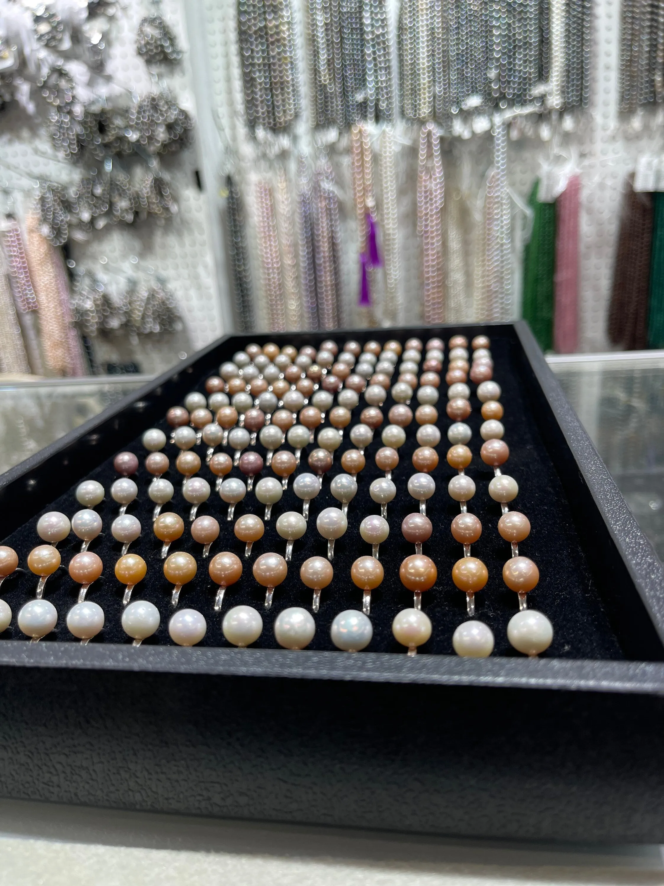 Edison Pearl Sterling Silver Rings