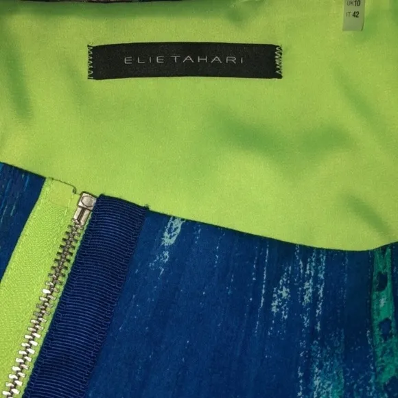 🦚ELIE TAHARI🦚ELVA PLAM MINI SKIRT🦚