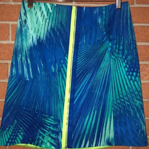 🦚ELIE TAHARI🦚ELVA PLAM MINI SKIRT🦚
