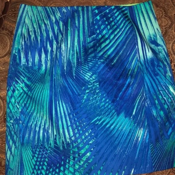 🦚ELIE TAHARI🦚ELVA PLAM MINI SKIRT🦚