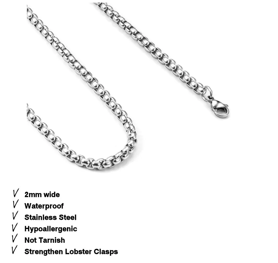 Engraved Star of David Necklace - Sterling Silver Jewish Pendant for Men
