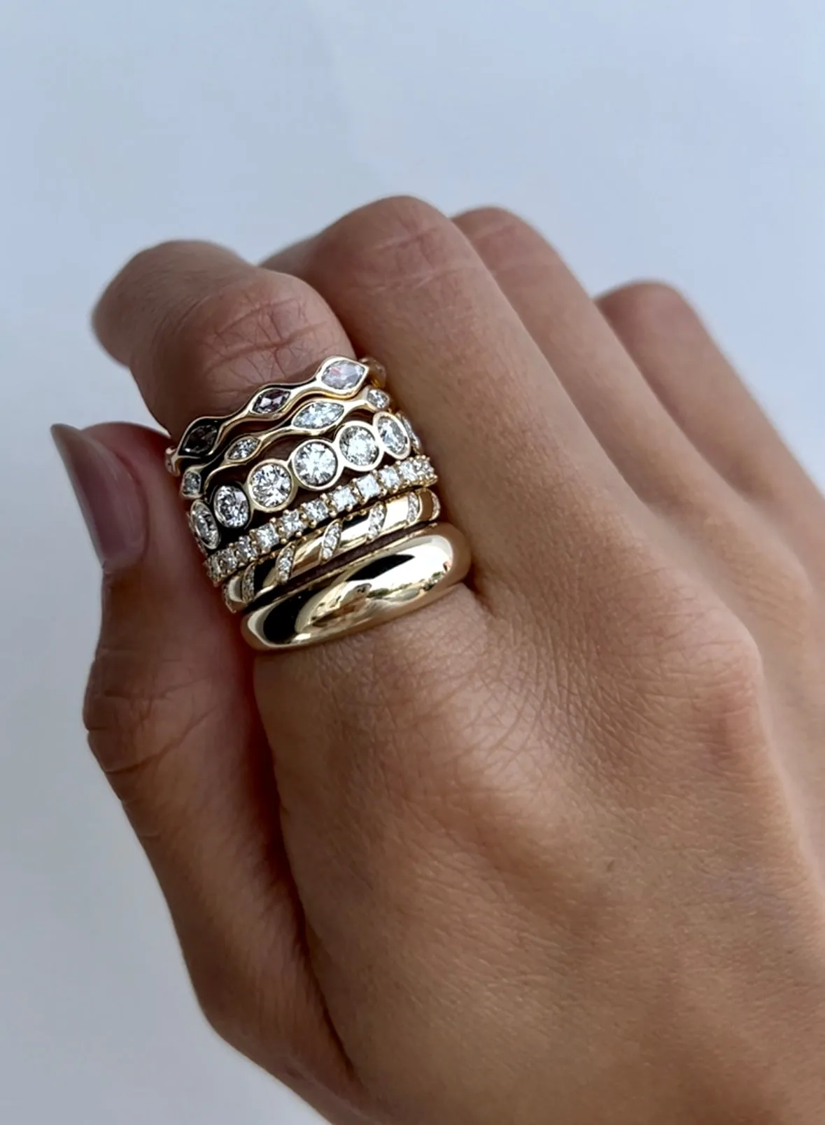 Evie Eternity Band (Ready to Ship Size 7.5)