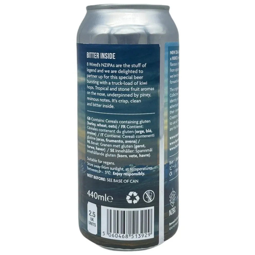 Fierce Beer x NZ Beer Collective x 8 Wired Bitter Inside