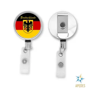 Germany Flag Badge Reel Holder