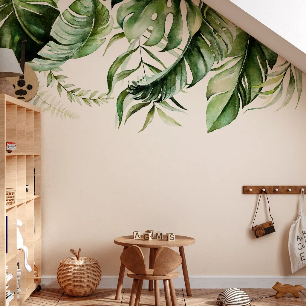 Green is in the air Wallpaper Mural