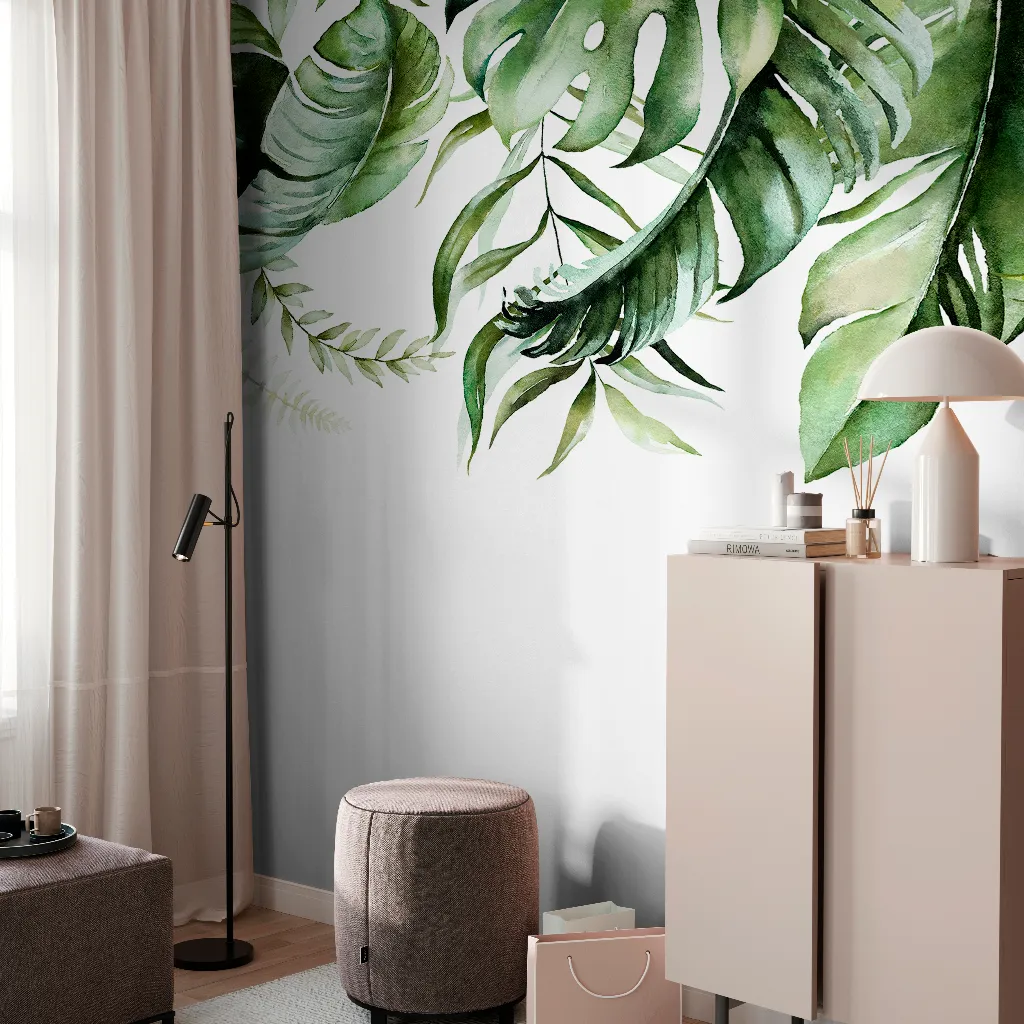 Green is in the air Wallpaper Mural