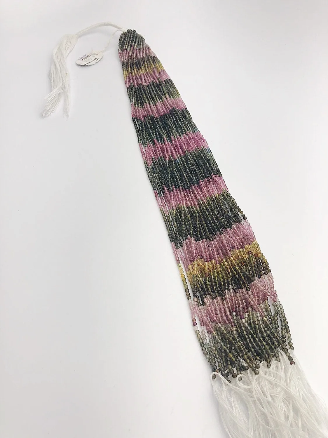 HALF OFF SALE - Watermelon Tourmaline Gemstone Beads, Full Strand, Semi Precious Gemstone, 13"