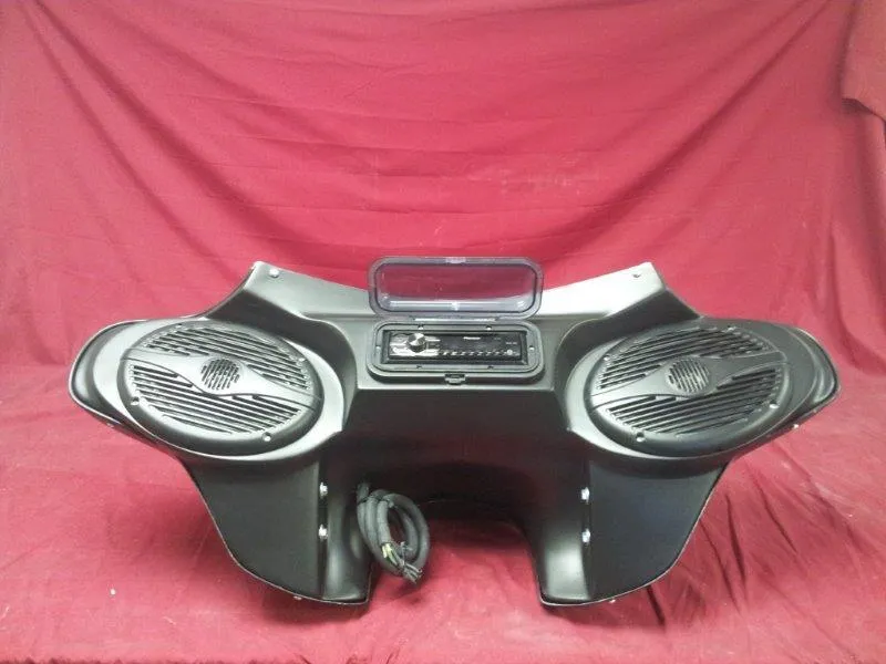 Harley Davidson Headlight Stereo Fairing Fatboy Softail Classic Heritage Deluxe 6 X 9