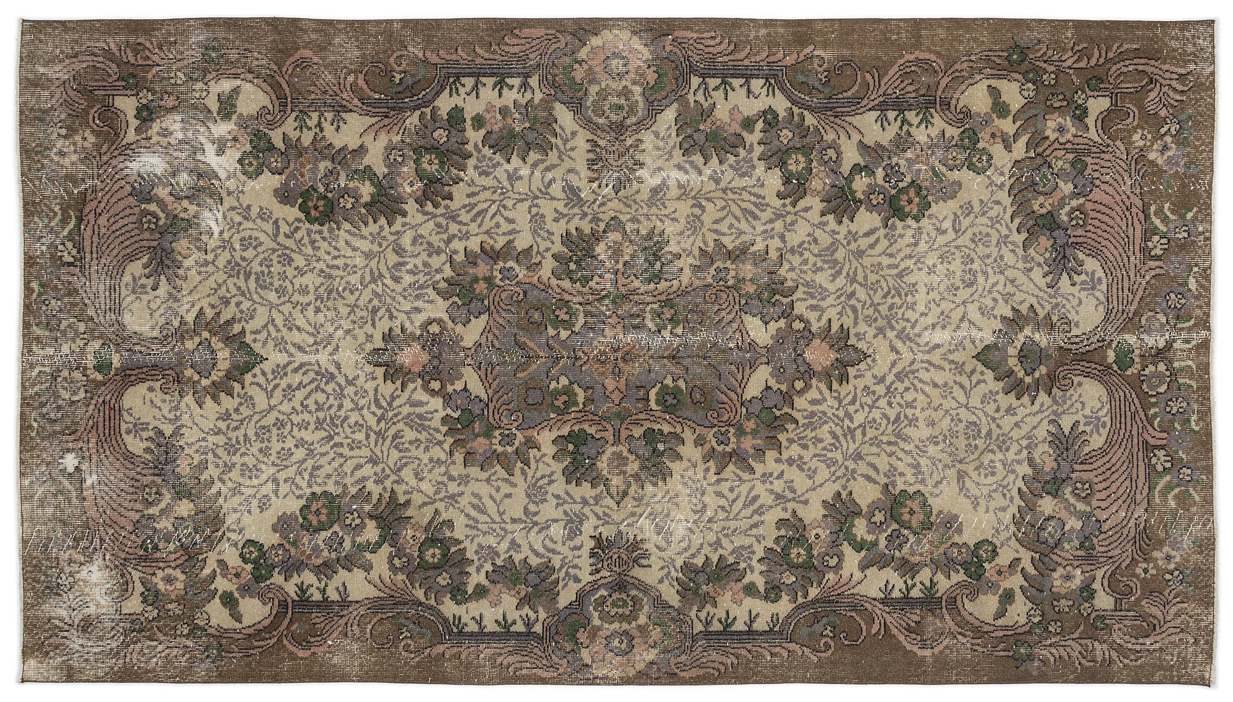 Heritage Over Dyed Vintage Rug 5'5'' x 9'10'' ft 165 x 300 cm