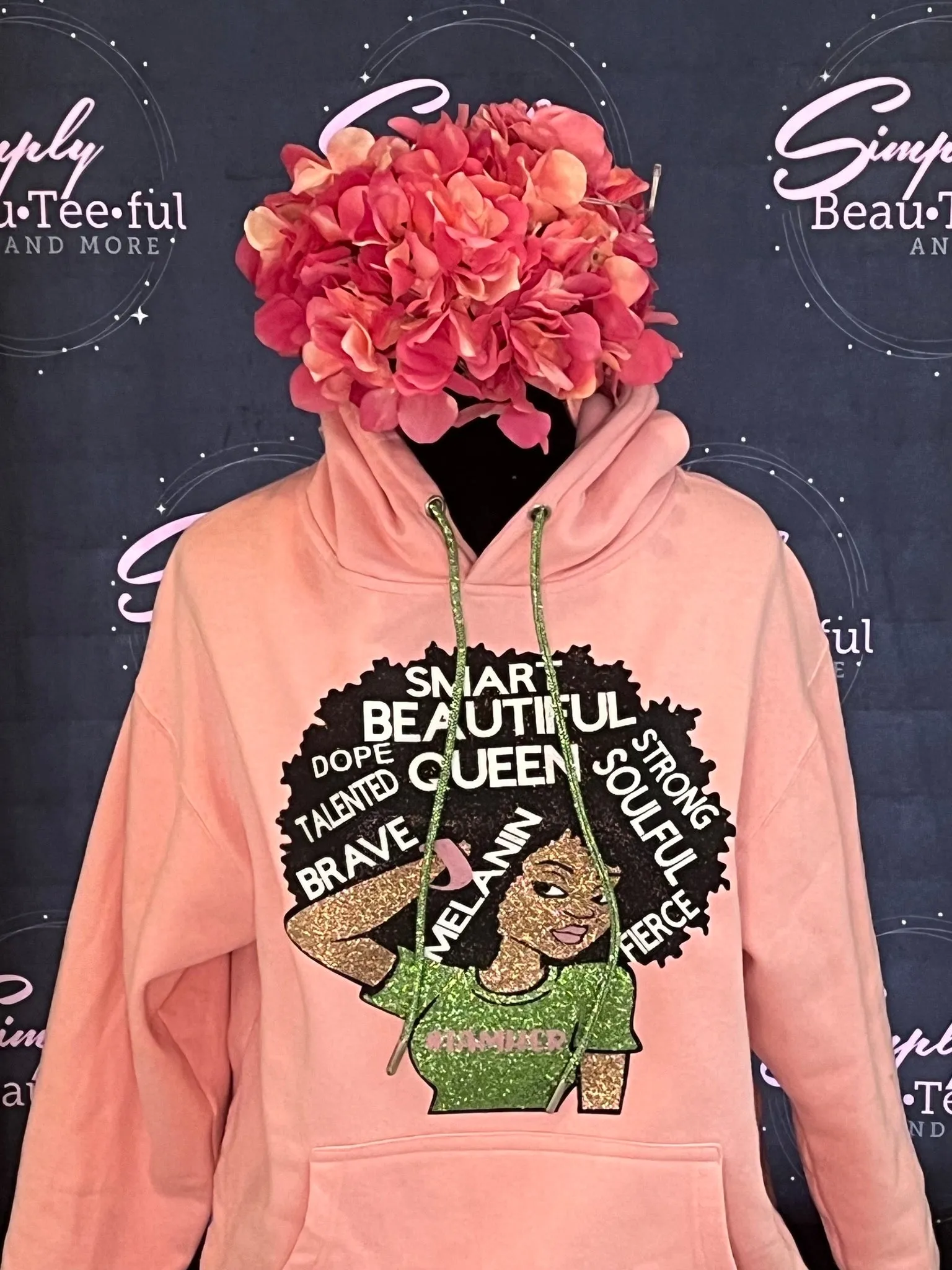 #IAMHER PINK HOODIE
