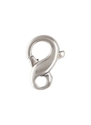 Infinity Clasp (6.7x11.5mm), Sterling Silver.  #5002083