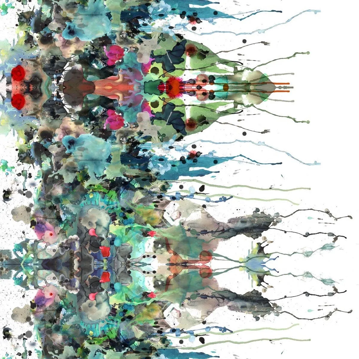 kaleido splatt railroad fabric