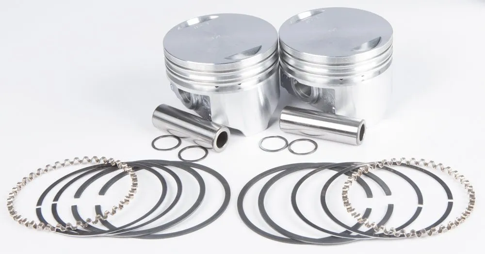 KB Performance KB258.020 Cast Piston Kit (80ci., Flat Top) - .020in. Oversize to 3.518in., 8.7:1 Compression