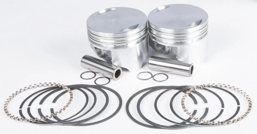 KB Performance KB258.020 Cast Piston Kit (80ci., Flat Top) - .020in. Oversize to 3.518in., 8.7:1 Compression