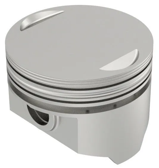 KB Performance KB258.STD Cast Piston Kit (80ci., Flat Top) - Standard Bore 3.498in., 8.7:1 Compression