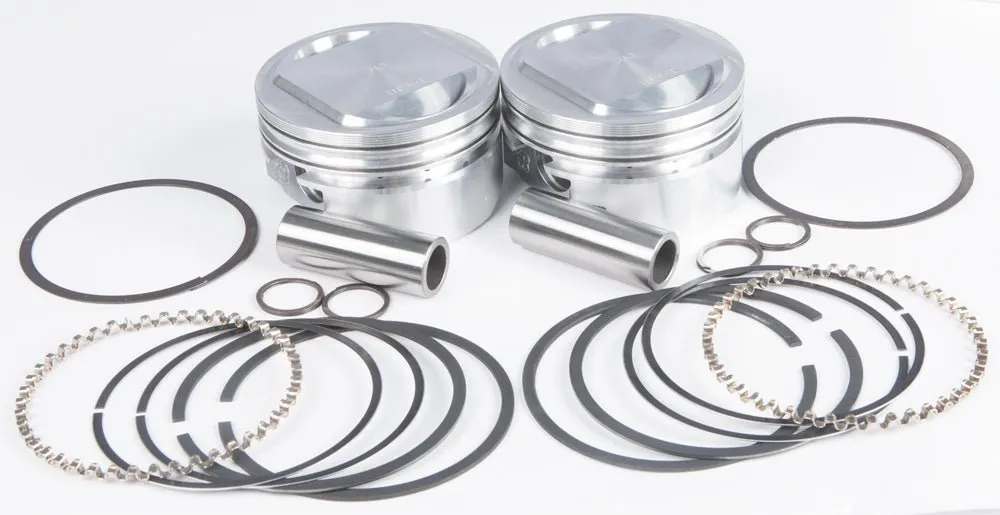 KB Performance KB411.010 Cast Piston Kit (95ci., Domed) - .010in. Oversize to 3.885in., 10.5:1 Compression