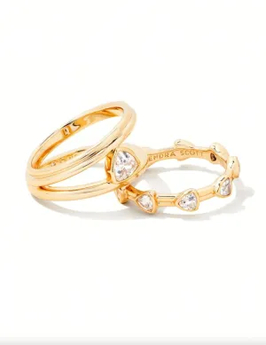 Kendra Scott | Arden Triple Ring Set - GLD 160