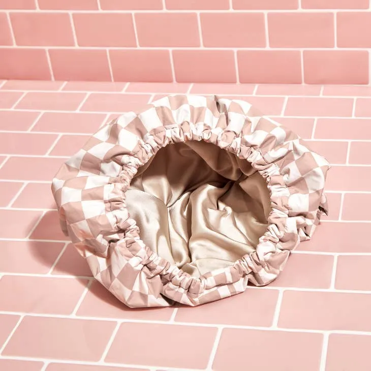 Kitsch Satin Lined Shower Cap