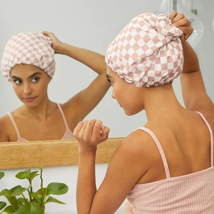 Kitsch Satin Lined Shower Cap
