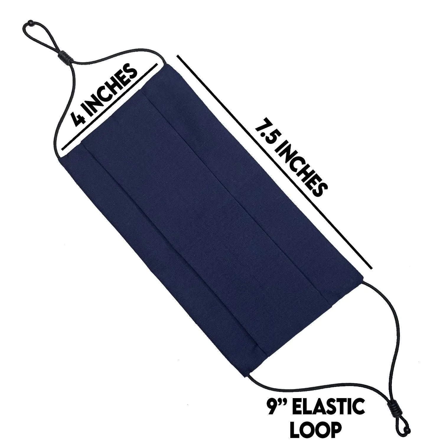 Large - 3XL Face Mask with Nose Wire & Soft Adjustable Elastic