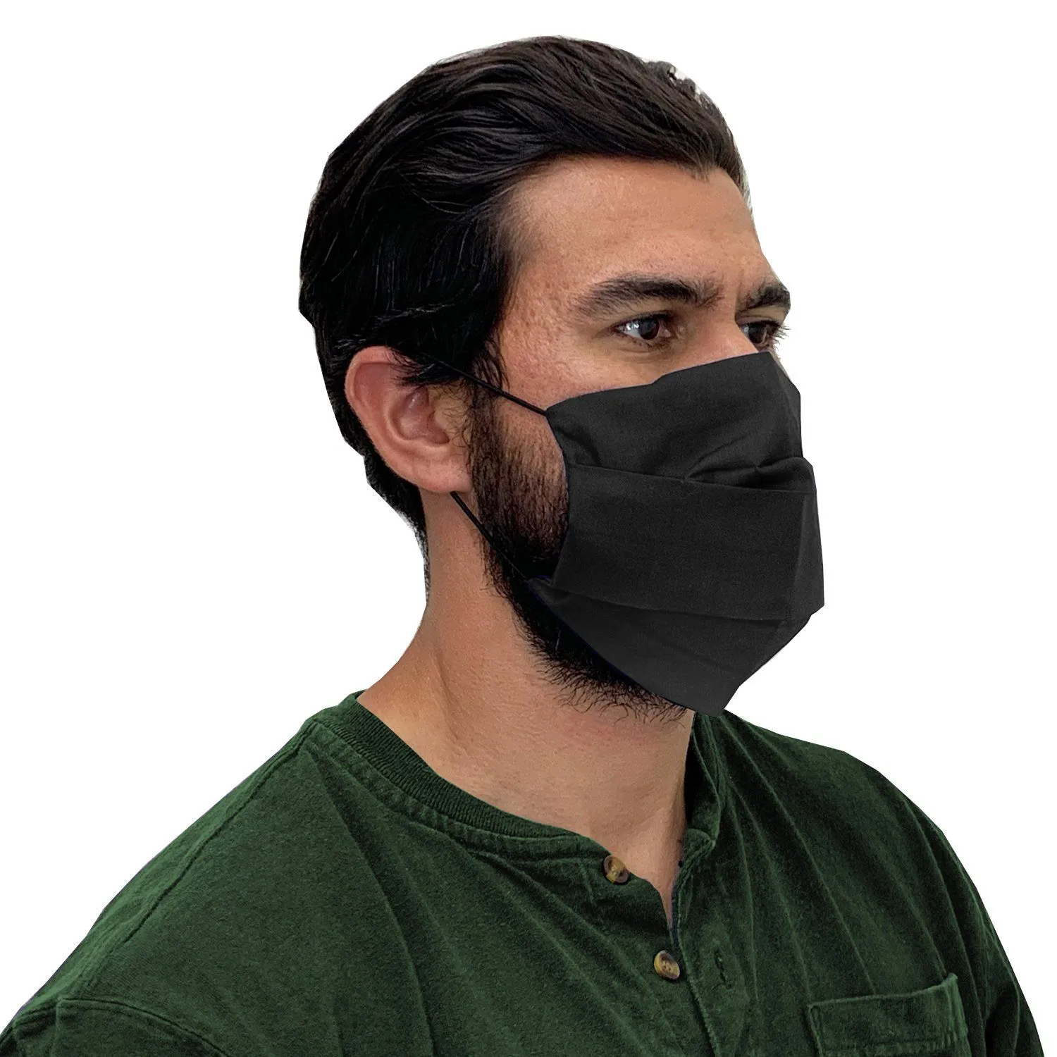 Large - 3XL Face Mask with Nose Wire & Soft Adjustable Elastic