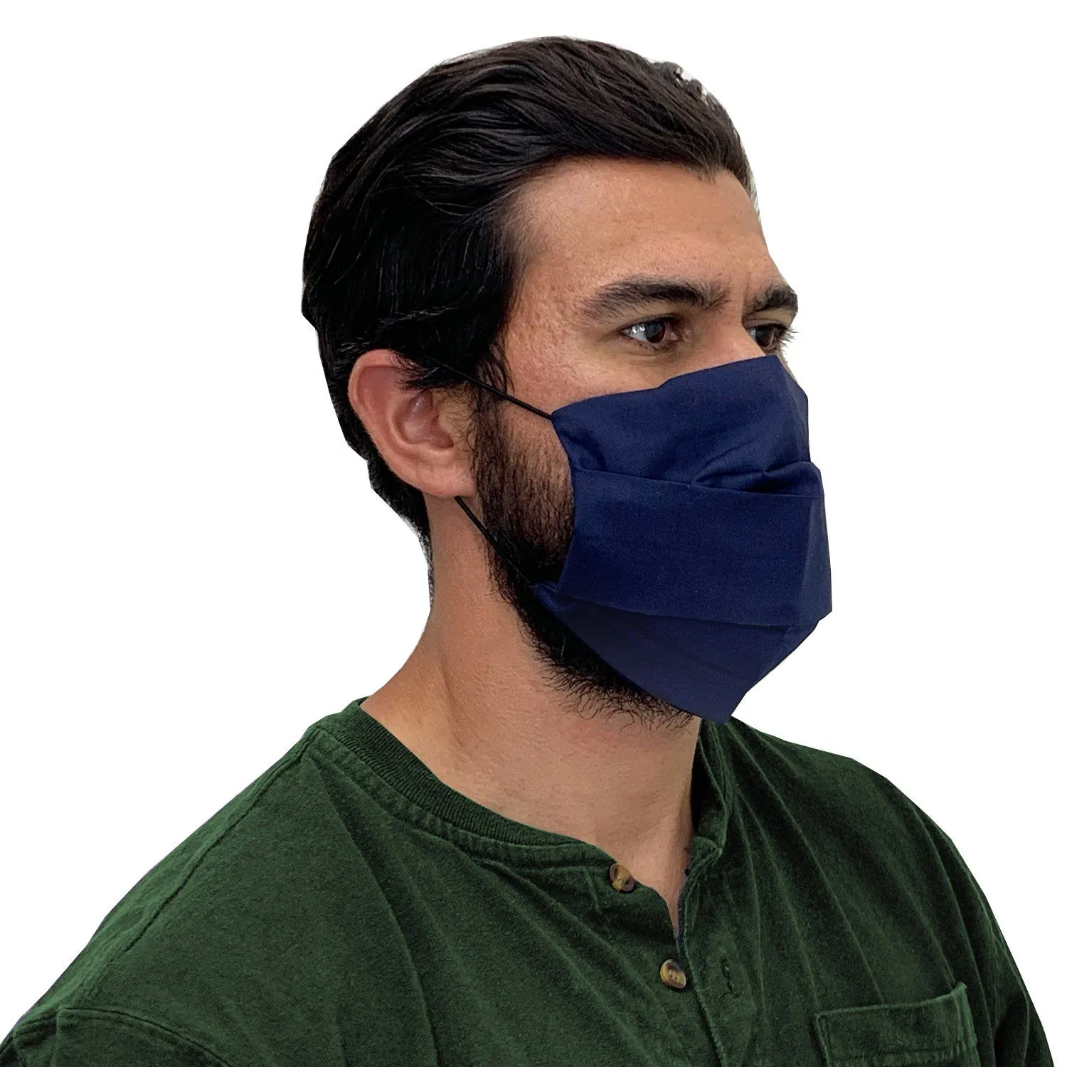 Large - 3XL Face Mask with Nose Wire & Soft Adjustable Elastic