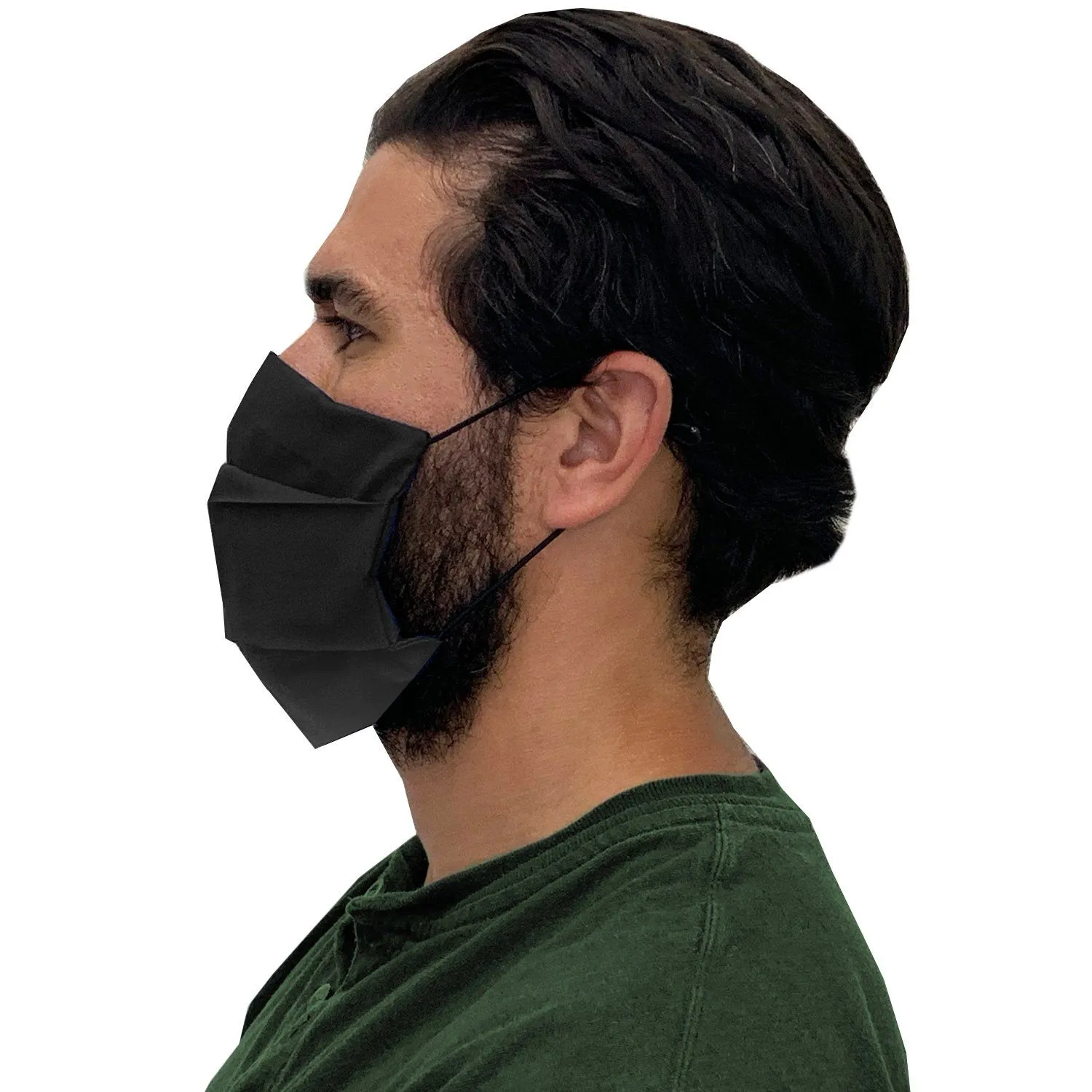 Large - 3XL Face Mask with Nose Wire & Soft Adjustable Elastic