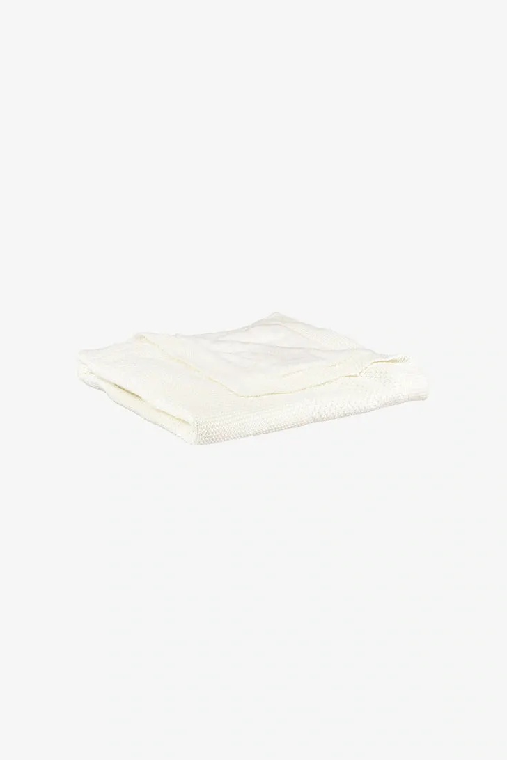 Large  Plush Lined Shawl/Blanket, cream