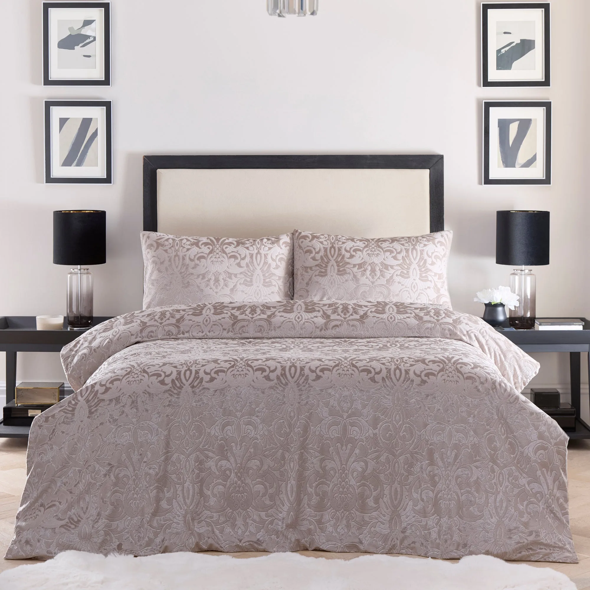 Laurence Llewelyn-Bowen Firenza Duvet Cover Set - Linen