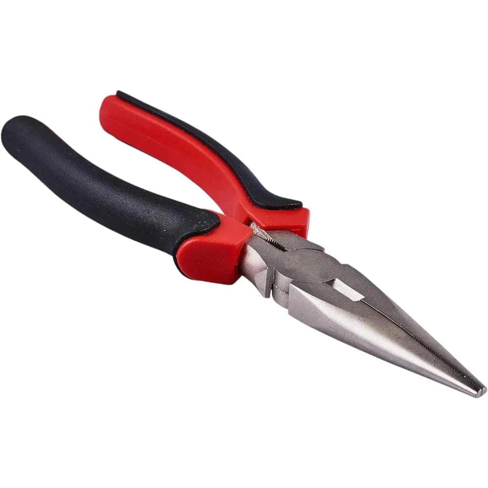 Long Nose Pliers PRO Heavy Duty 8" 200mm - Soft Grip