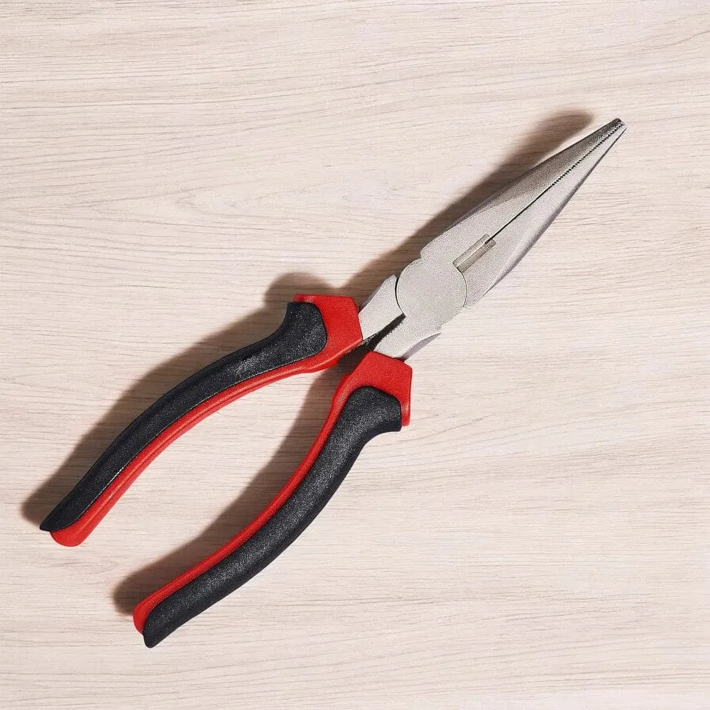 Long Nose Pliers PRO Heavy Duty 8" 200mm - Soft Grip