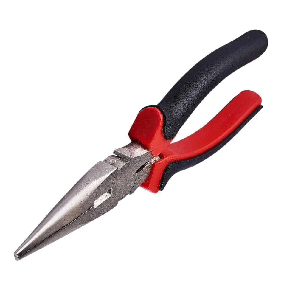 Long Nose Pliers PRO Heavy Duty 8" 200mm - Soft Grip