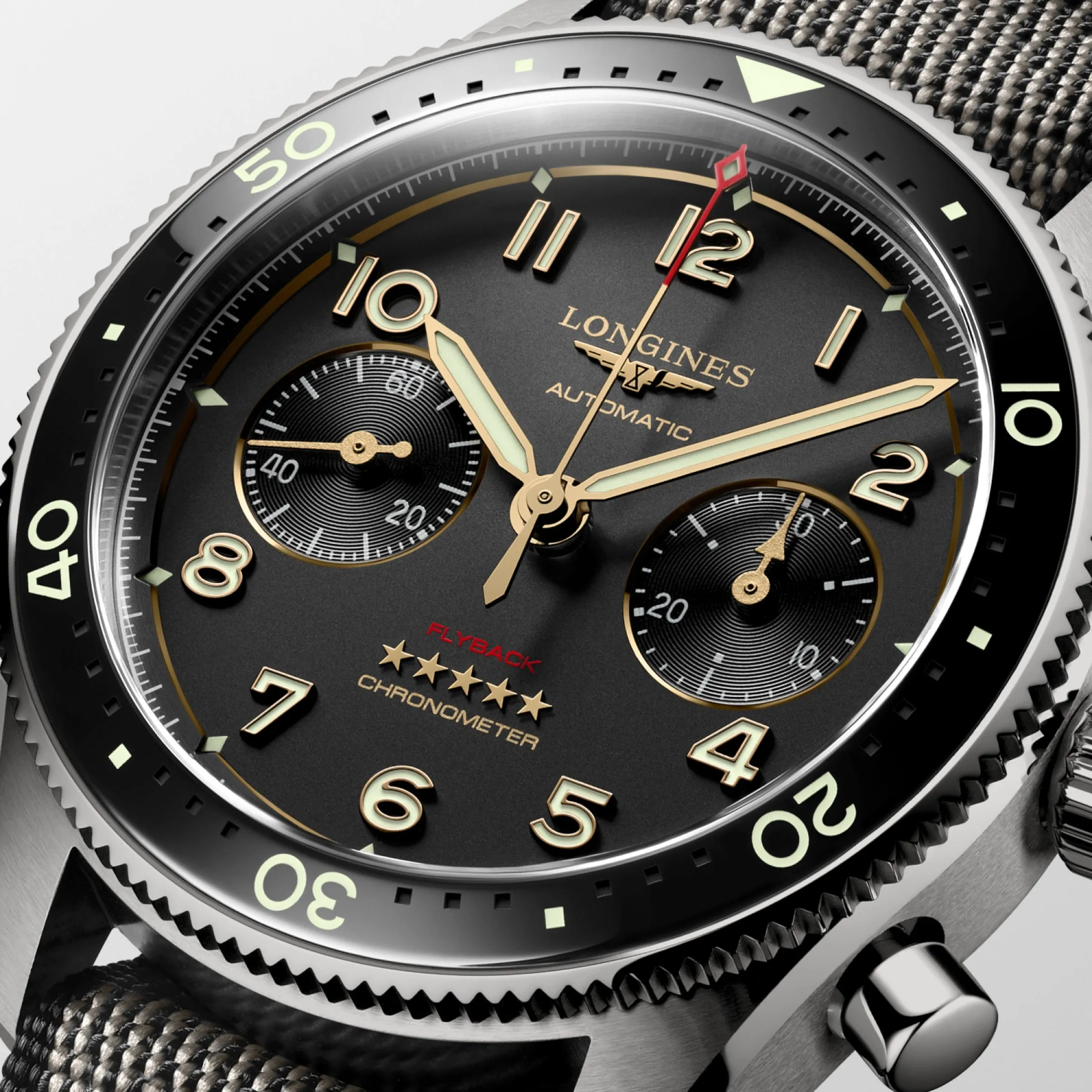Longines Spirit Flyback Chronograph Titanium L3.821.1.53.2