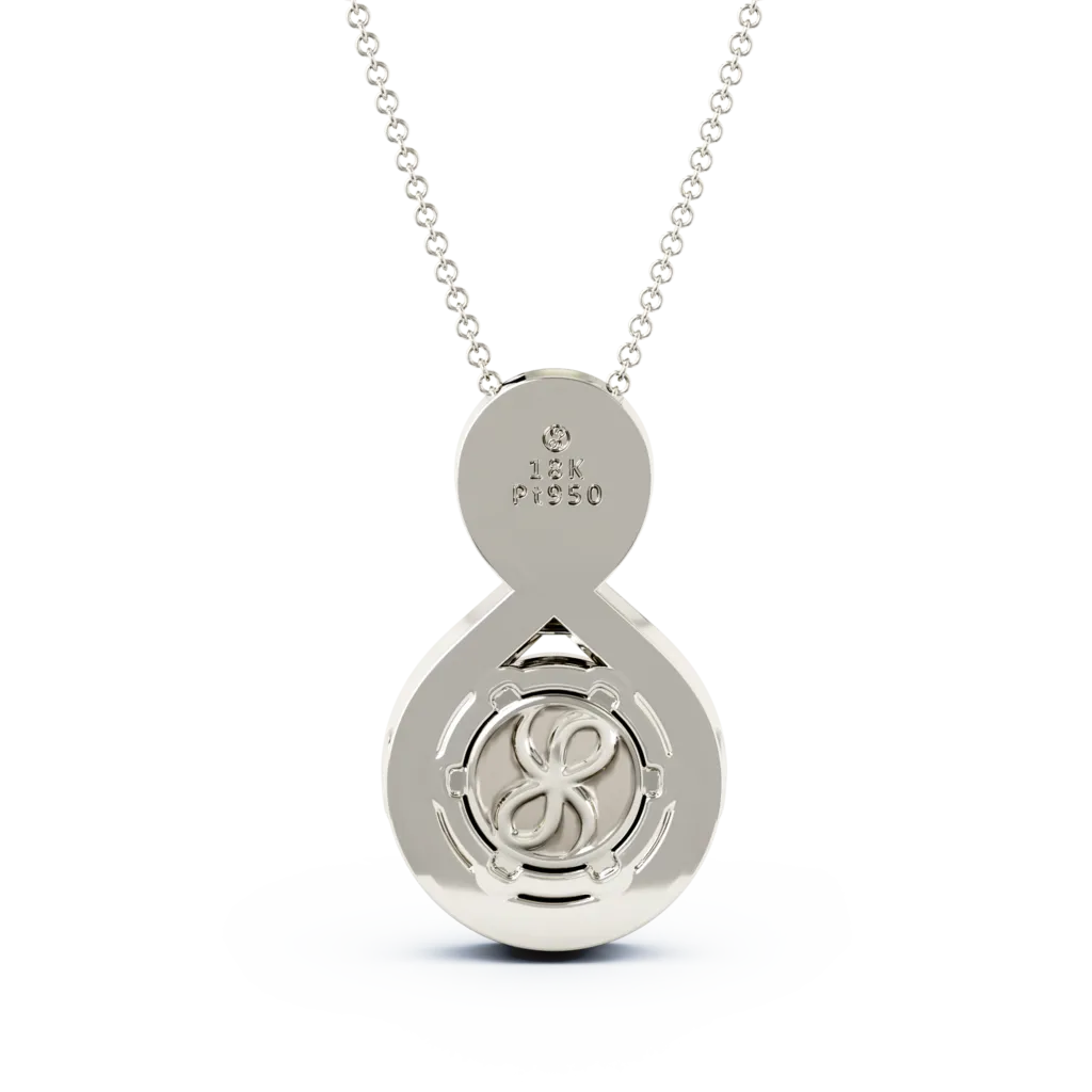 Medium Diamond Eternity Cremation Pendant
