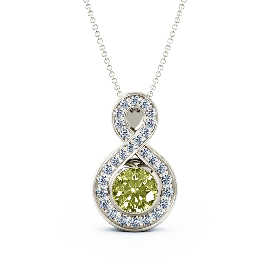 Medium Diamond Eternity Cremation Pendant