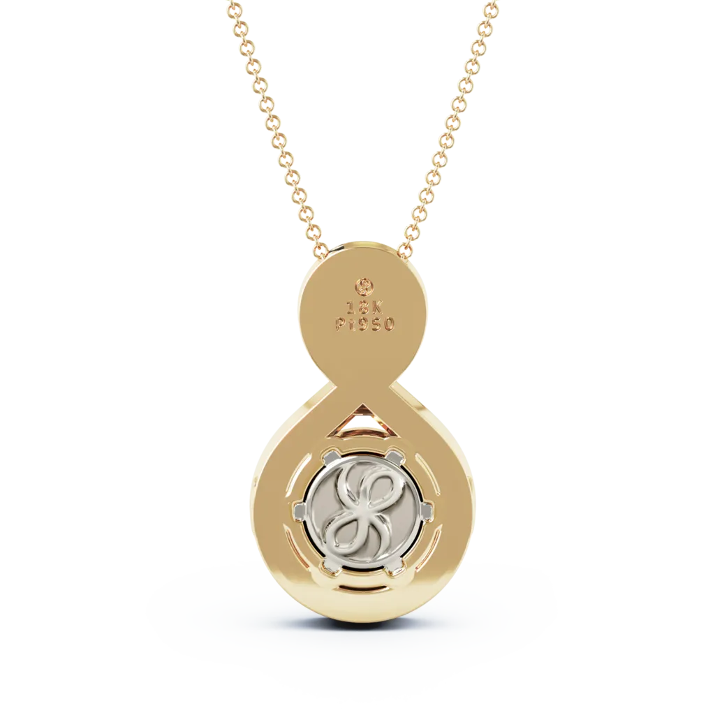 Medium Diamond Eternity Cremation Pendant