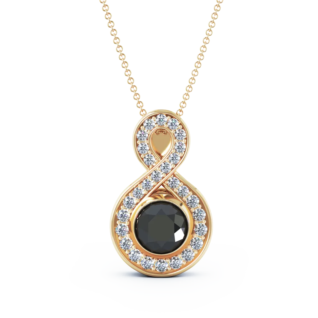 Medium Diamond Eternity Cremation Pendant