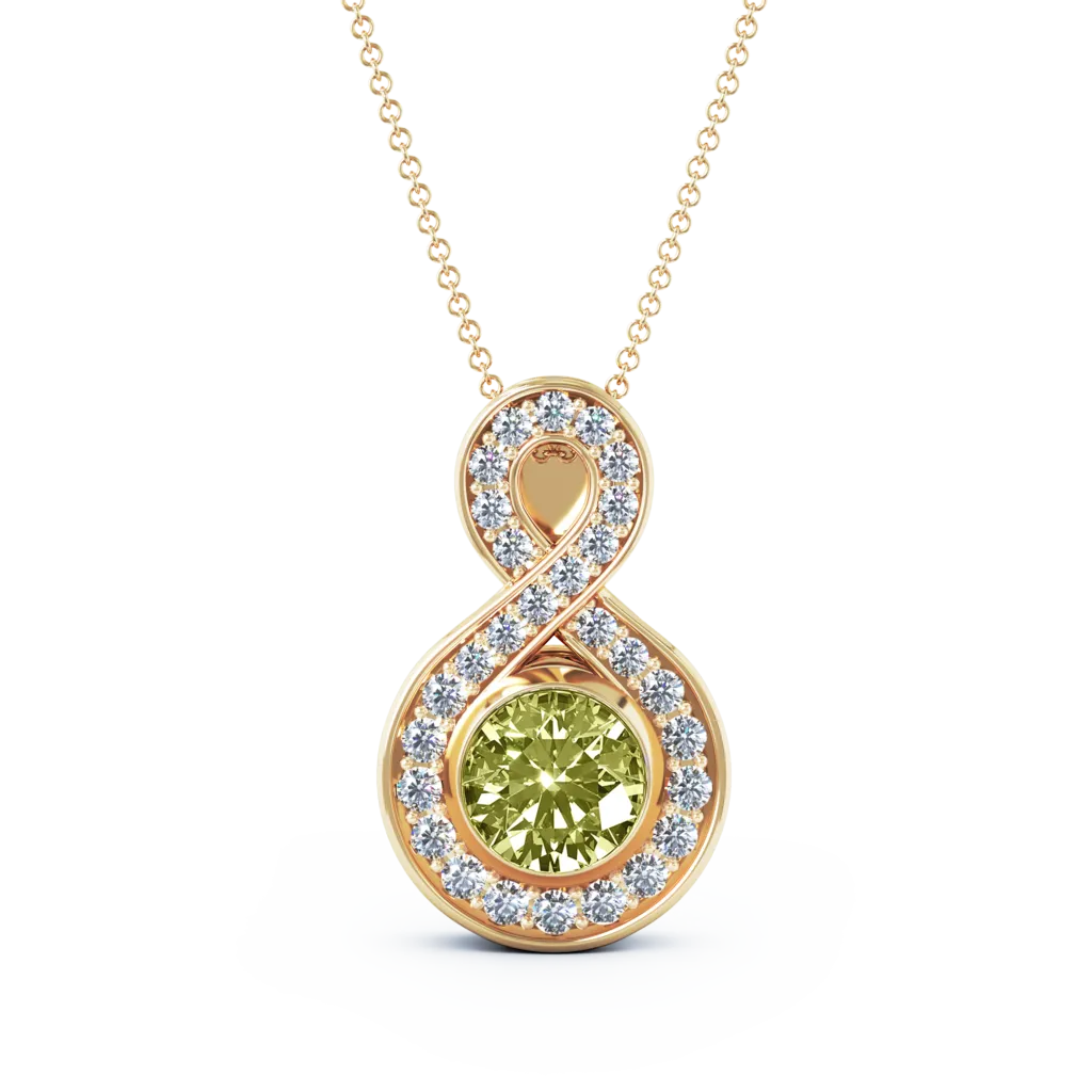 Medium Diamond Eternity Cremation Pendant