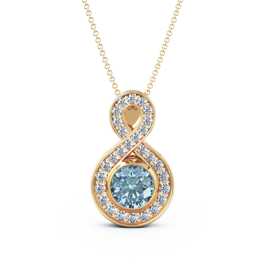 Medium Diamond Eternity Cremation Pendant