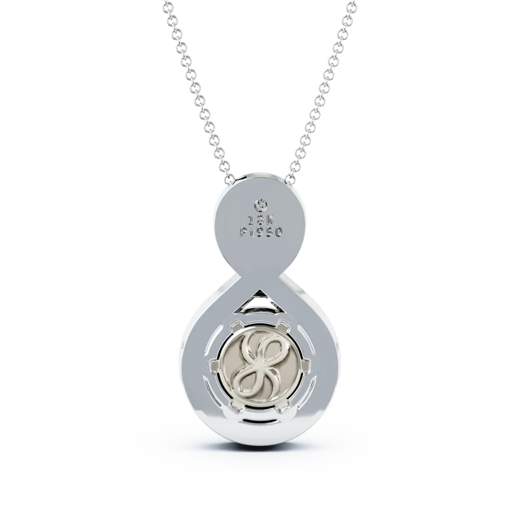 Medium Diamond Eternity Cremation Pendant