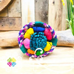 Medium - Floral Tenate with Lid
