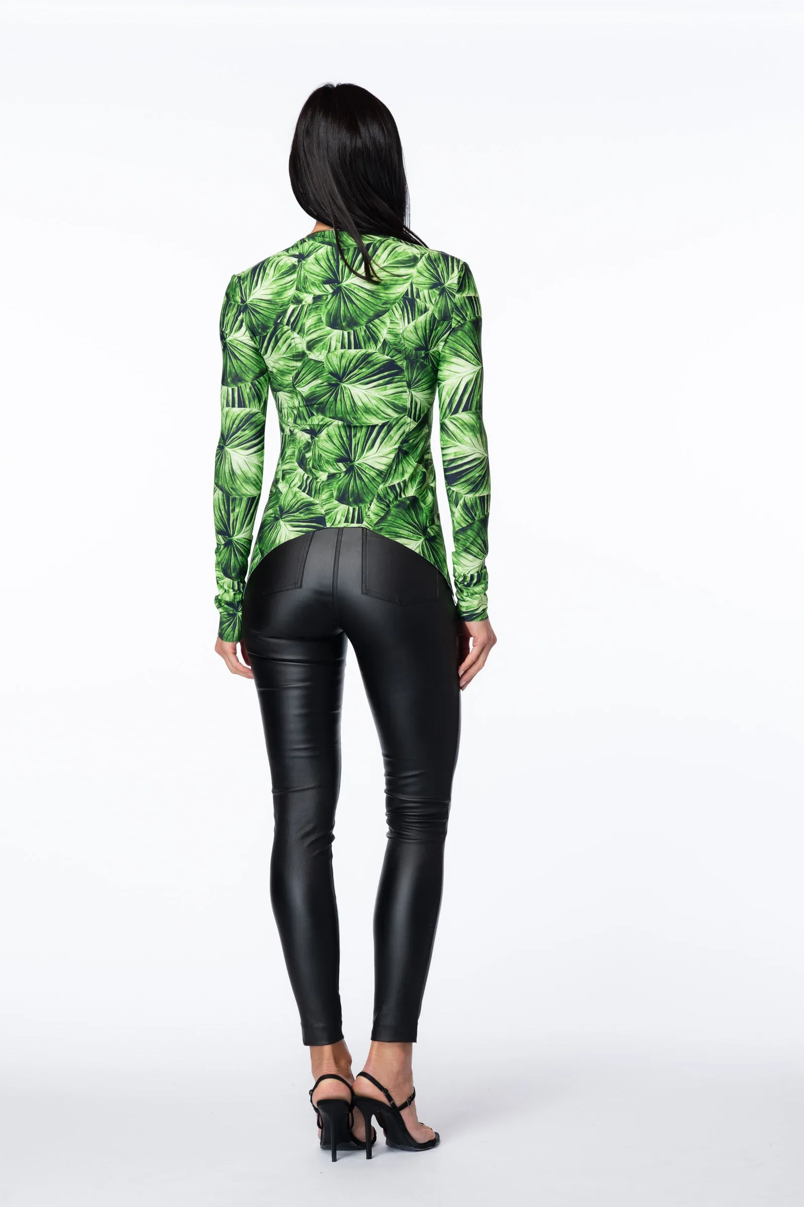 Melrose Printed Jacket Top